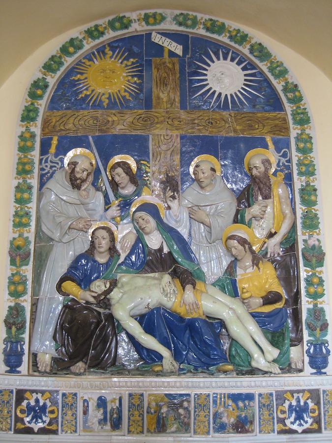 Chiusi della Verna - Santuario Francescano La Verna; Terracotta, Santi Buglioni