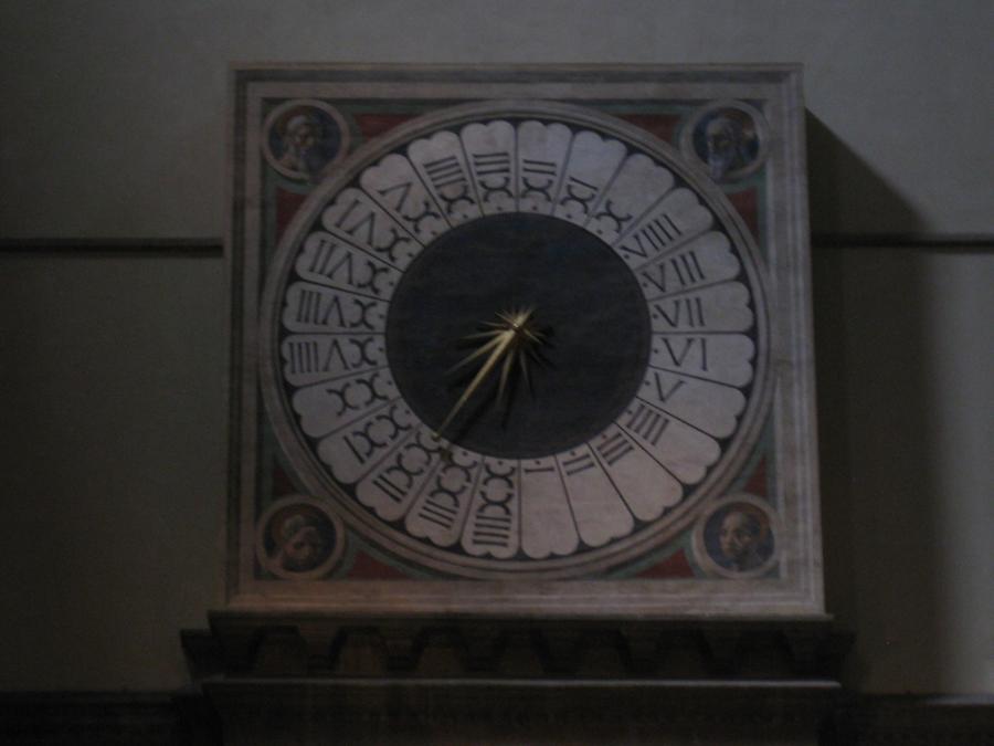 Florence - Duomo Santa Maria del Fiori; Clock