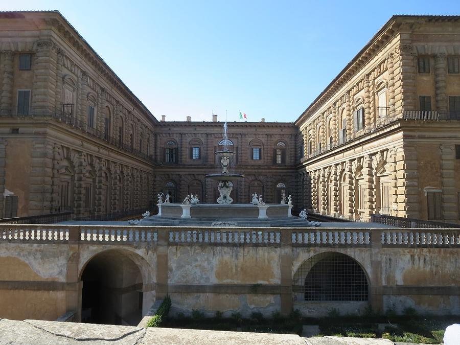 Florence - Palazzo Pitti; Garden Front