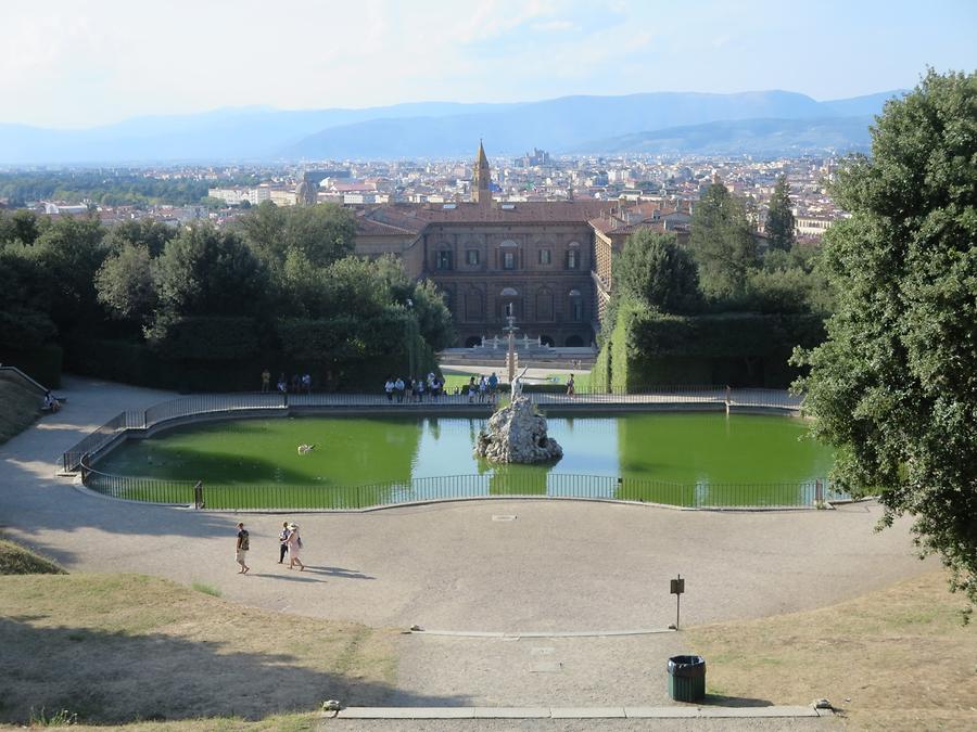 Florence - Palazzo Pitti; Garden Front