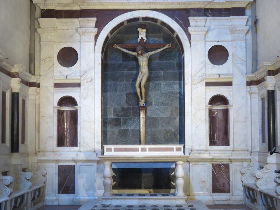 Florence - Santa Maria Novella; Wooden Crucifix by F. Brunelleschi