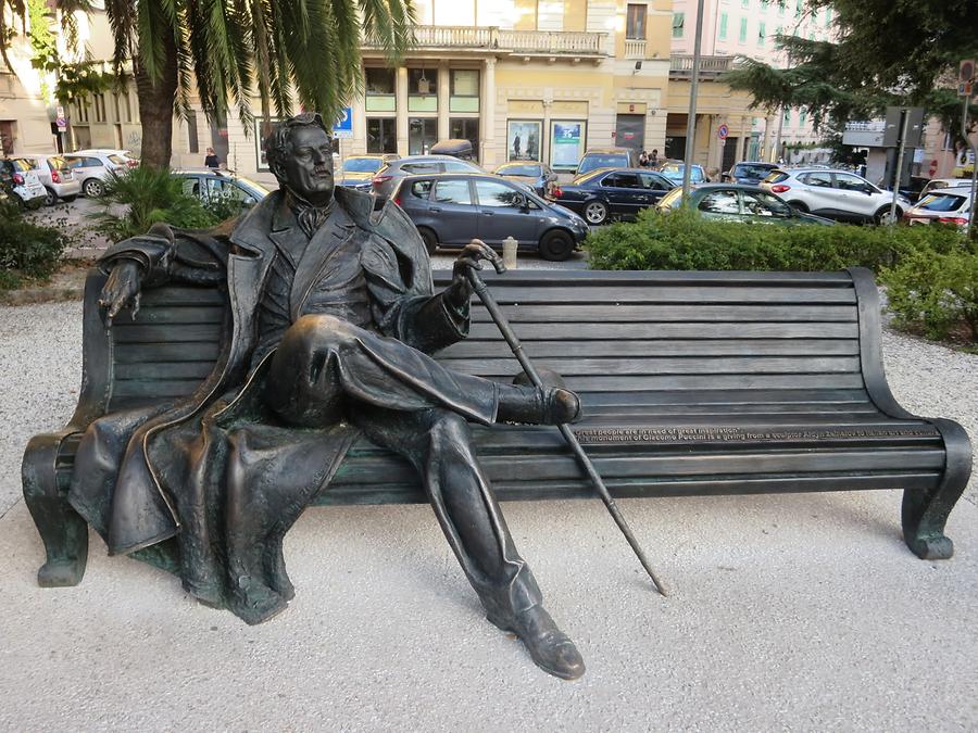 Montecatini Terme - Statue of Giacomo Puccini