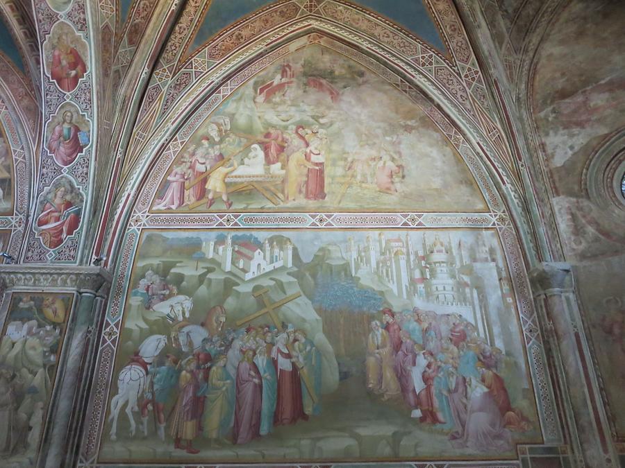 Volterra - San Francesco; Fresco by C. d. Francesco, 1410