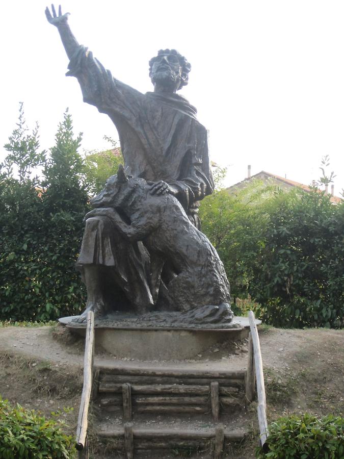 Gubbio - Monument of St. Francis