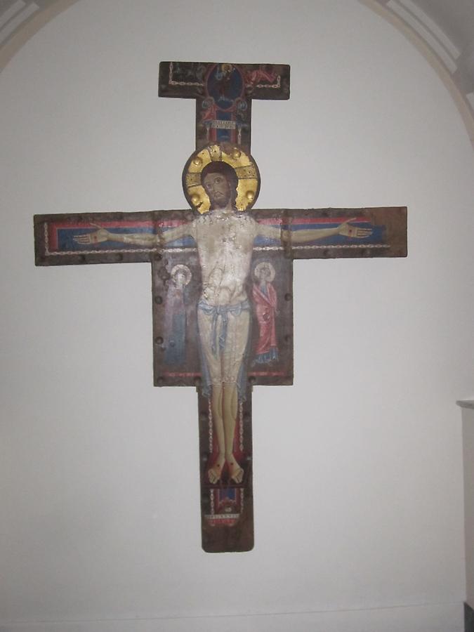 Spoleto - Duomo Santa Maria Assunta - Umbrisches Holzkreuz &#39;Triumphierender Christus&#39;