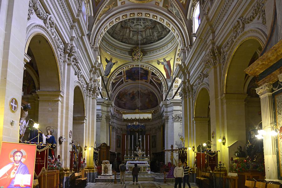 Victoria - Cittadella; Cathedral, Inside