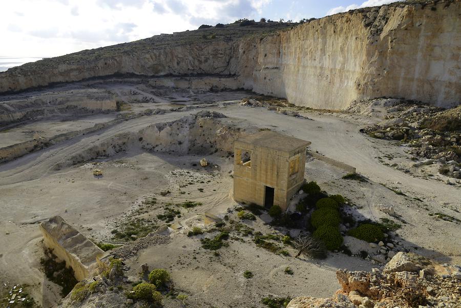 Limestone Quarry near Ghar Lapsi