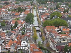 Delft - Verwersdijk seen from the Nieuwe Kerk