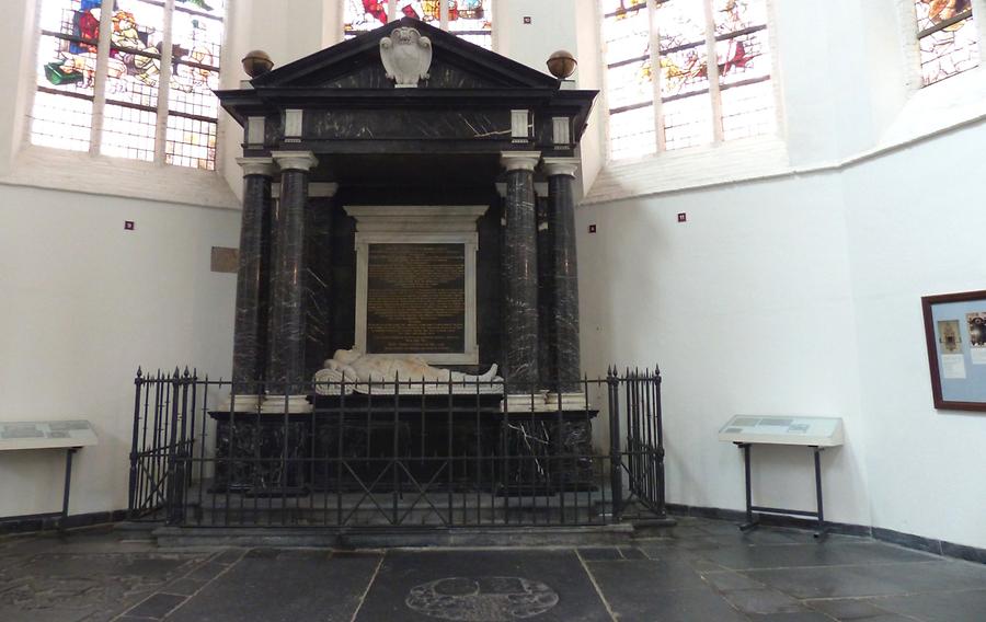 Delft - Oude Kerk; Sepulchral Monument of Admiral Piet Heyn