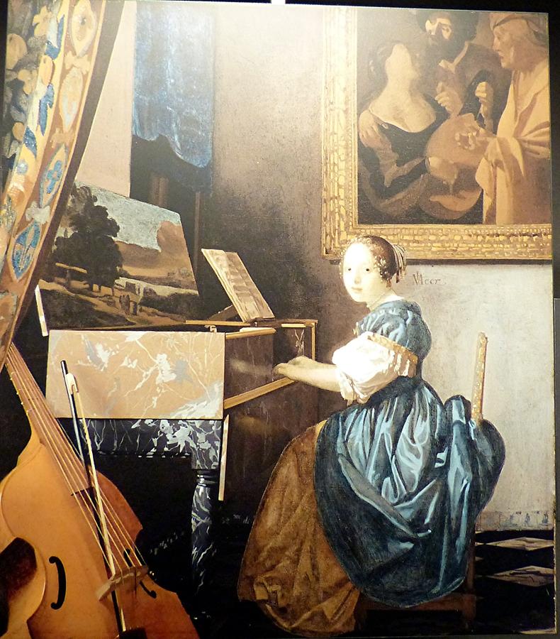 Delft - Vermeer Centre; 'Lady Seated at a Virginal'