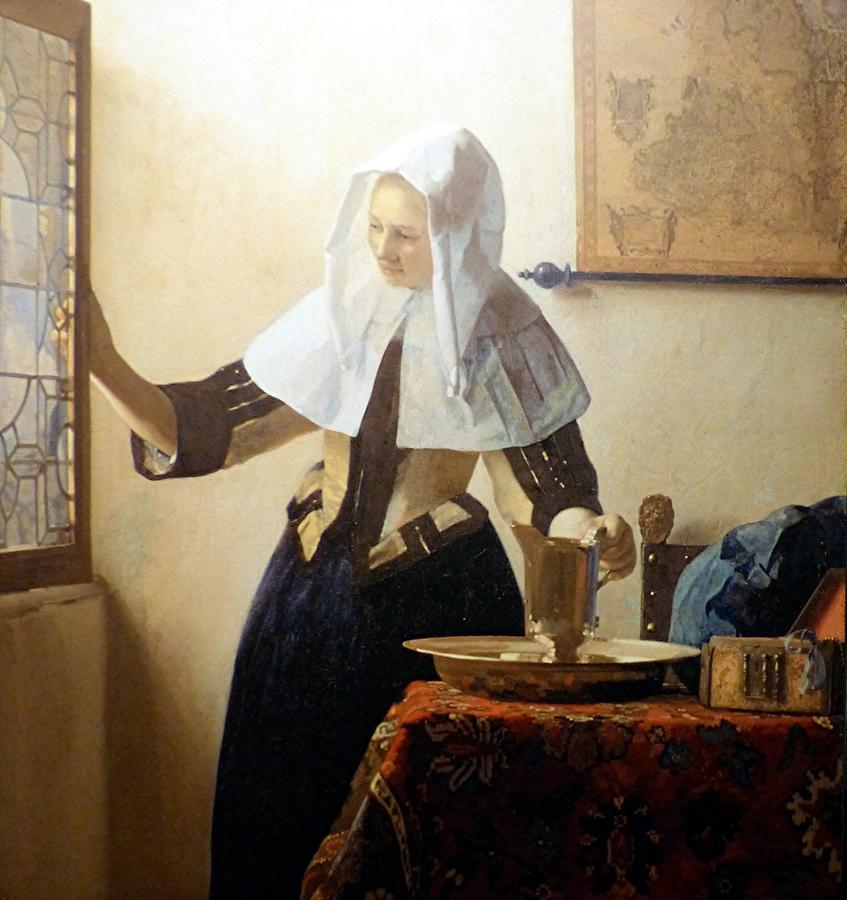 Delft - Vermeer Centre; 'Woman with a Water Jug'