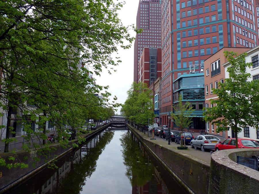 The Hague - Gracht in the Modern Administrative District