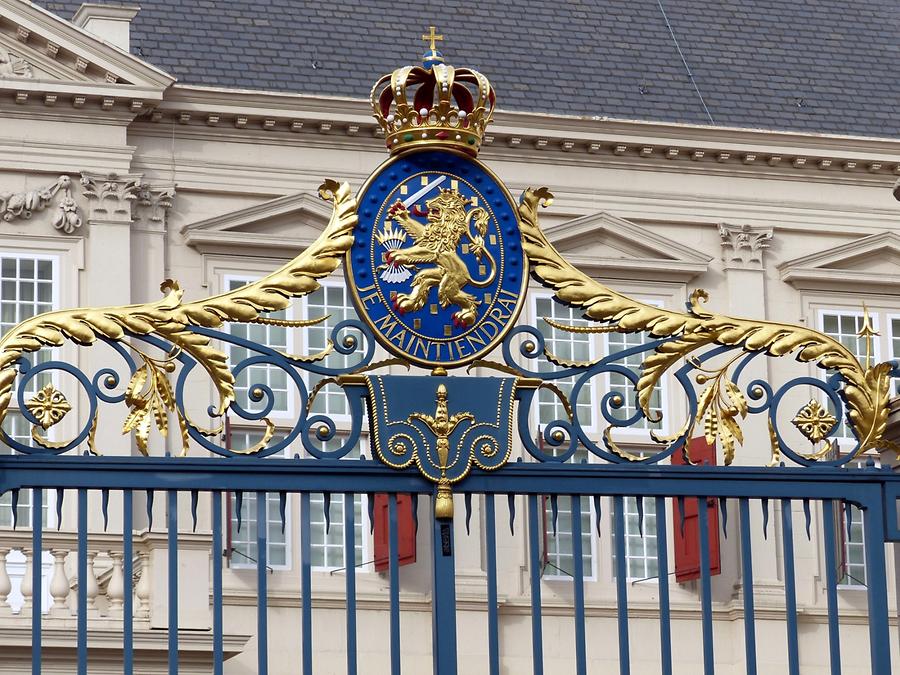 The Hague - Royal Palace; Royal Coat of Arms