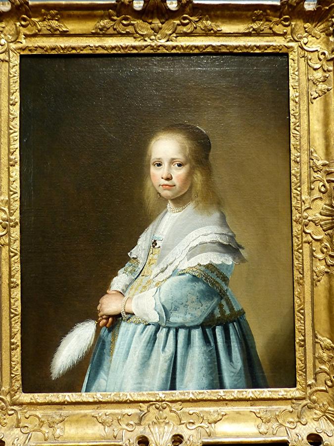Amsterdam - Rijksmuseum; 'Girl in a Blue Dress', Johannes Verspronck (1641)