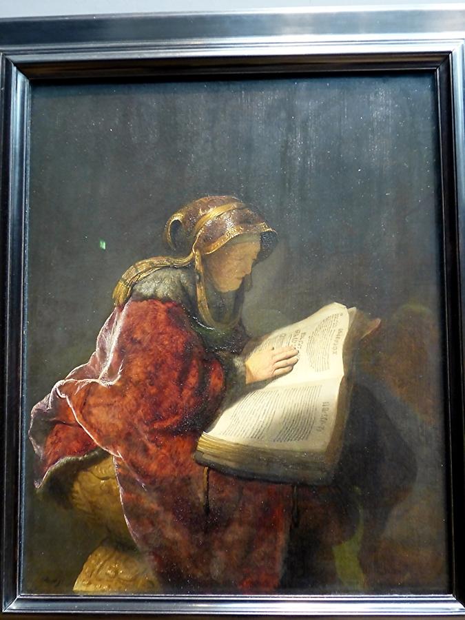 Amsterdam - Rijksmuseum; 'Prophetess Anna', Rembrandt