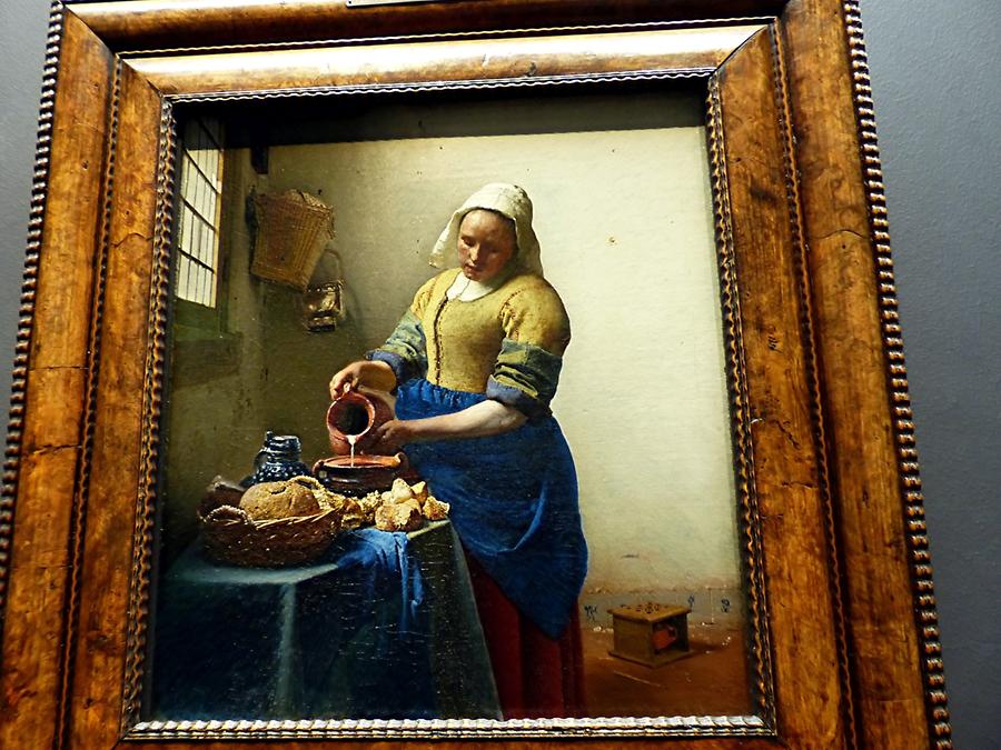 Amsterdam - Rijksmuseum; 'The Milkmaid' (1658), Vermeer van Delft