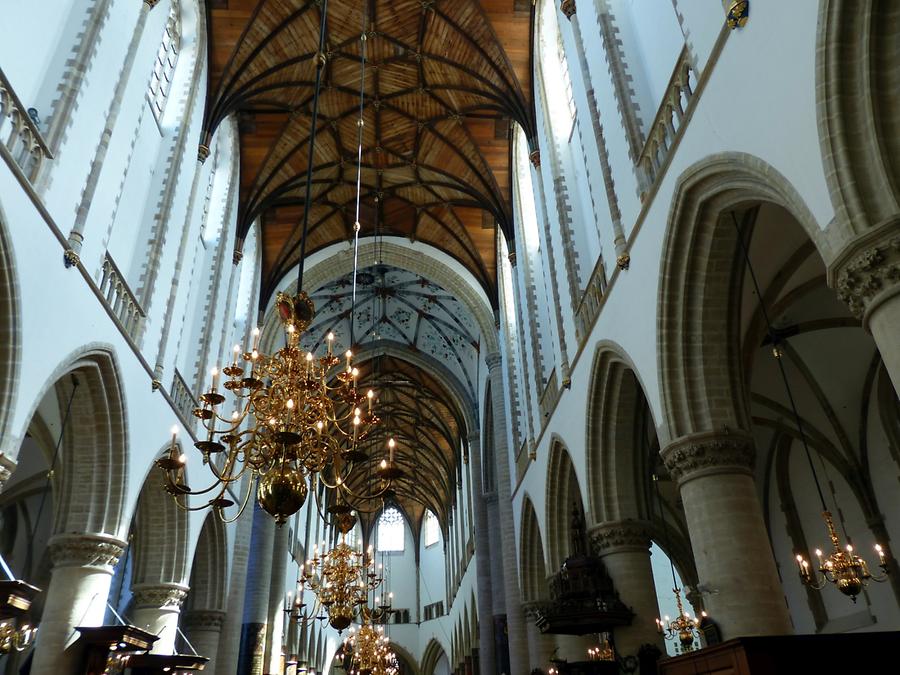 Haarlem - St.-Bavokerk; Gothic Rib Vault and Arches