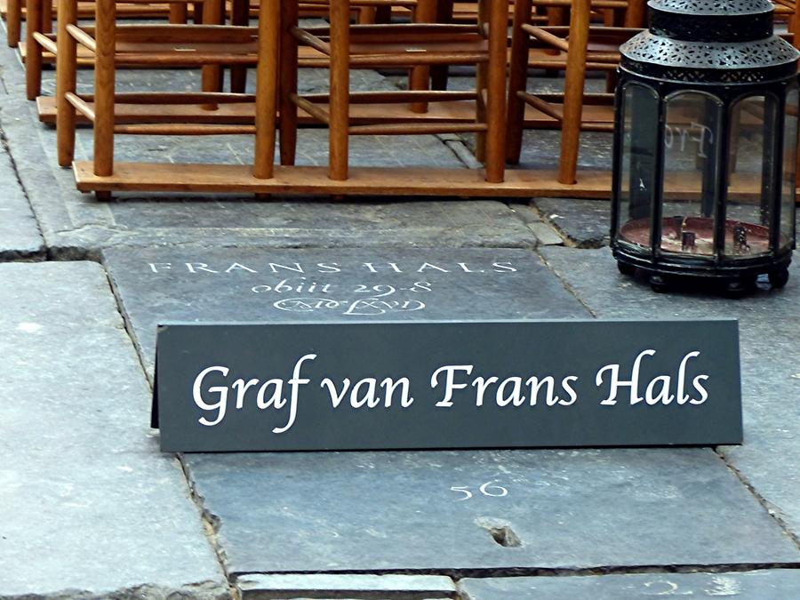 Haarlem - St.-Bavokerk; Grave of Frans Hals