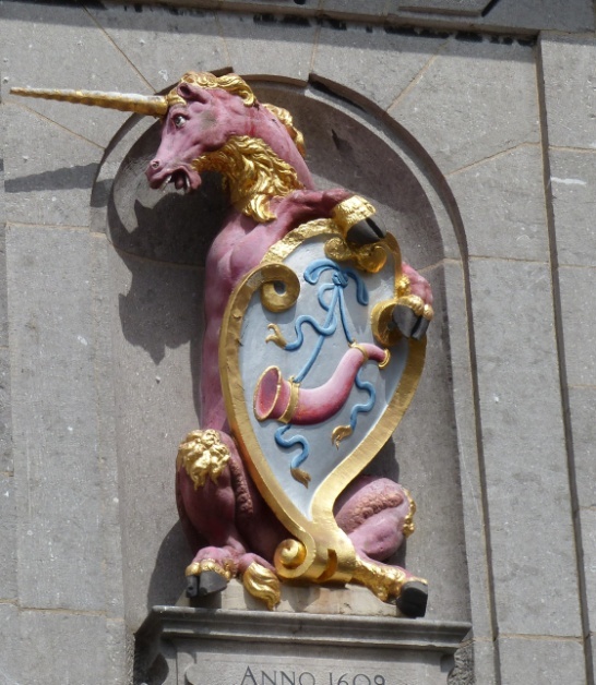 Hoorn - City Coat of Arms with Unicorn