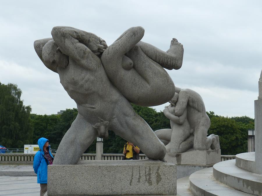 Oslo - Sculpture Park; Granite Sculpture
