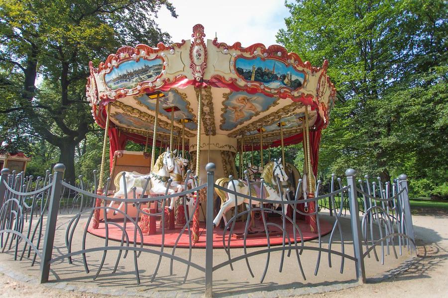 Carousel in the Old Town Garden
