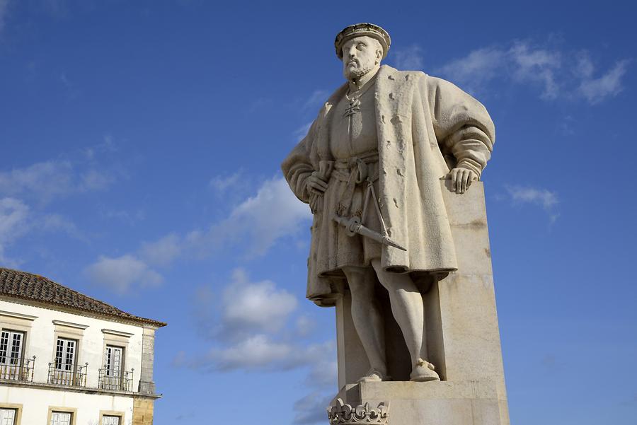 Coimbra - University of Coimbra; Statue of King João III