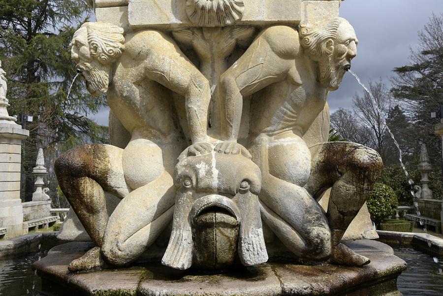 Lamego - Sanctuary of Our Lady of Remédios; Fountain, Detail