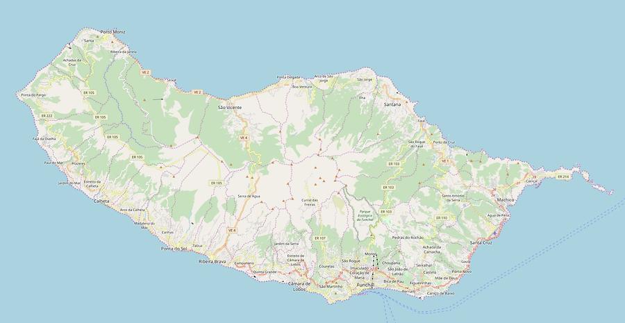 Map of Madeira