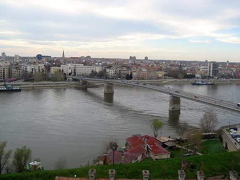 View towards Novi Sad from Petrovaradin fortress, Petrovaradin, Novi Sad, Serbia. 2015. Photo: Clara Schultes