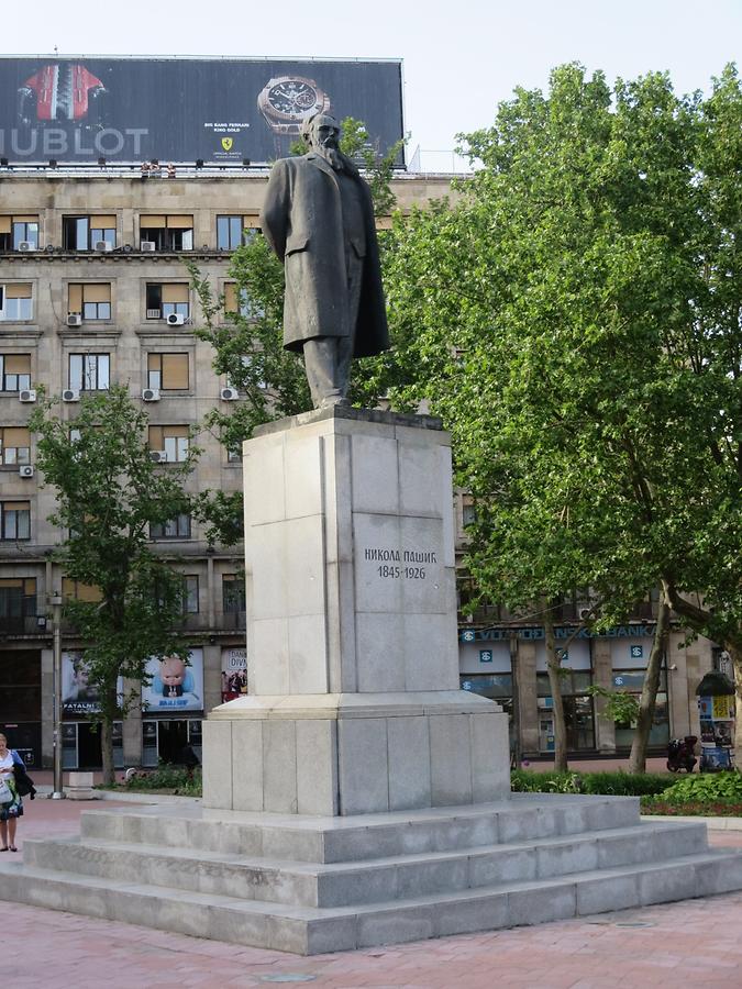 Belgrade - Statue of Nikola Pašić on Nikola Pašić Square