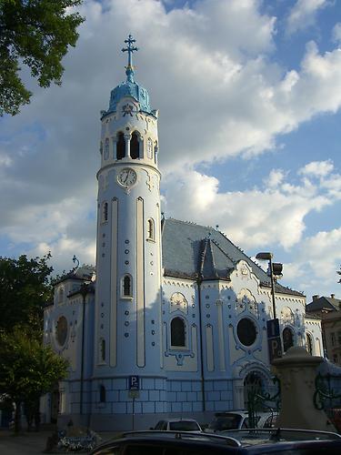 Bratislava, the Blue Church