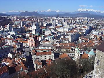 Ljubljana from the Castle