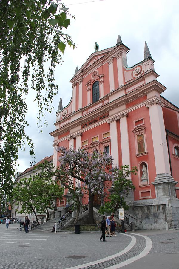 Prešeren Square - Franciscan Church of the Annunciation