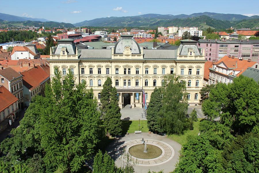 Maribor Cathedral - Panoramic View;University