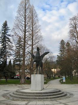Pegasus monument, Rogaška Slatina, Slovenia. 2016. Photo: Clara Schultes