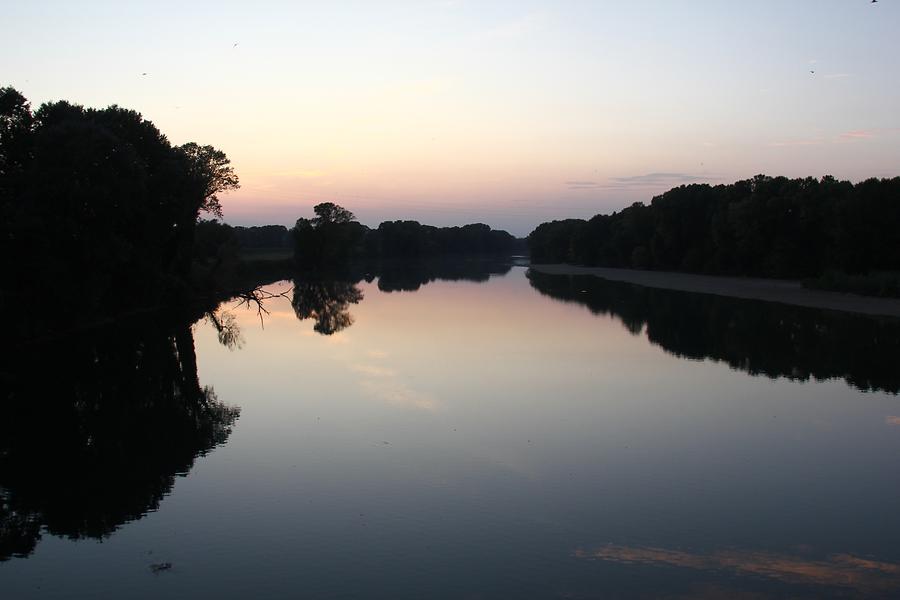 Isonzo River at Sunset