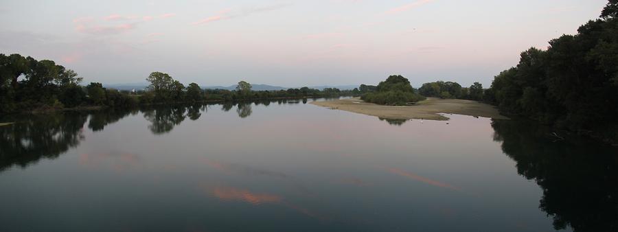 Mouth of Isonzo River at Sunset