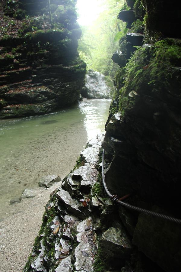 Path near Koziak Waterfall