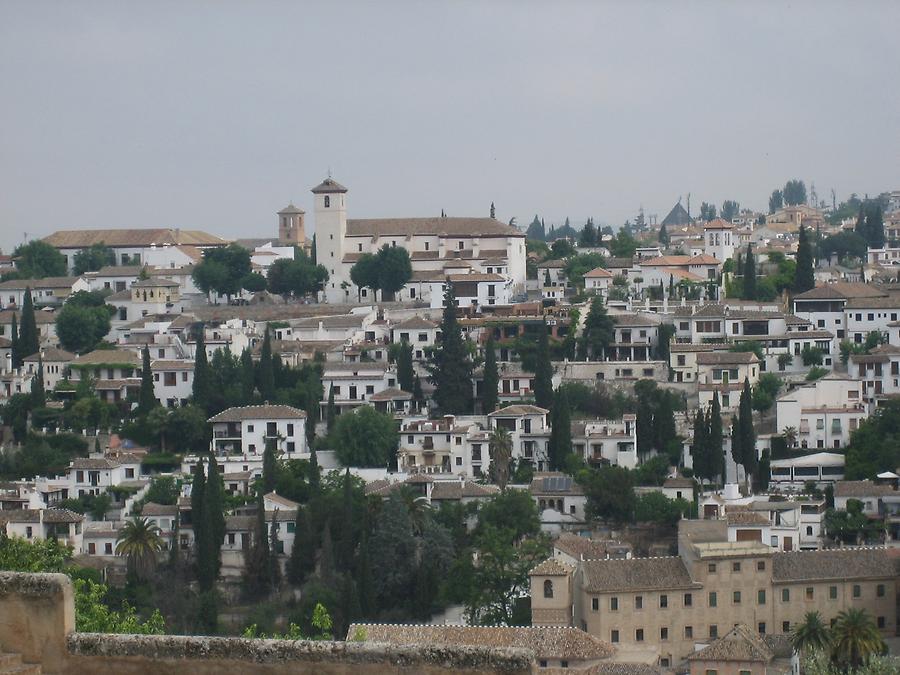 Granada - Albaicin - Blick vom Generalife