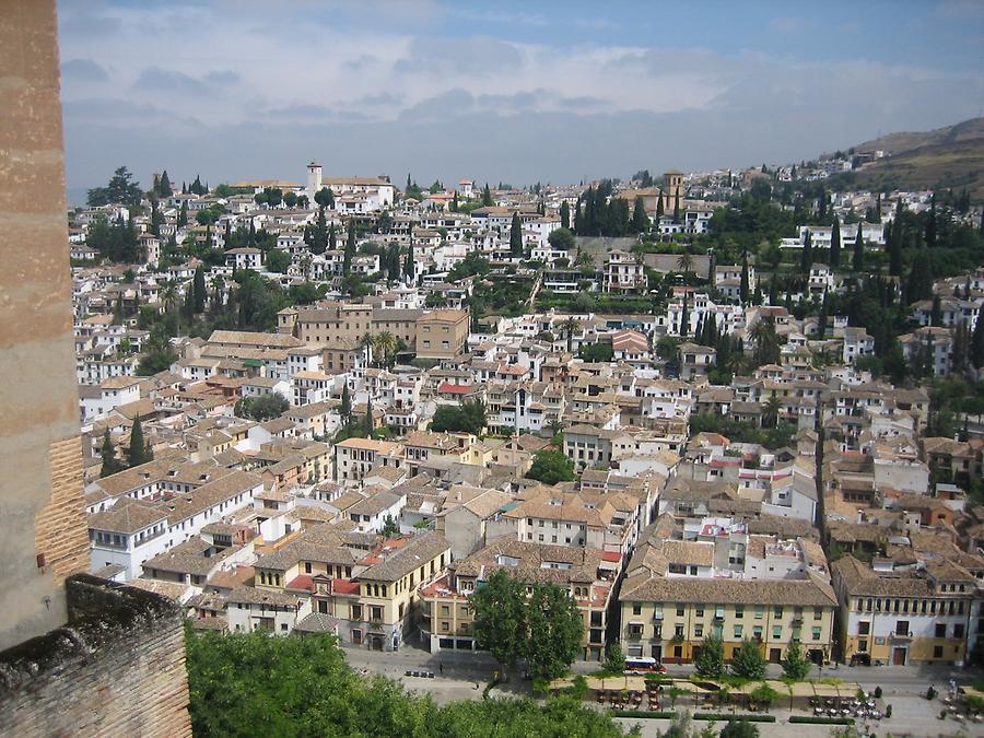 Granada - Albaicin - Blick vom Nasridenpalast