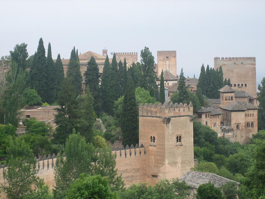 Granada - Alhambra - Blick vom Generalife