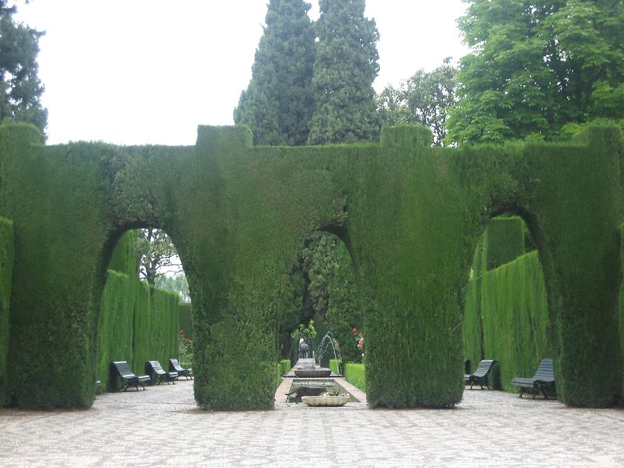 Granada - Palacio de Generalife - Jardin