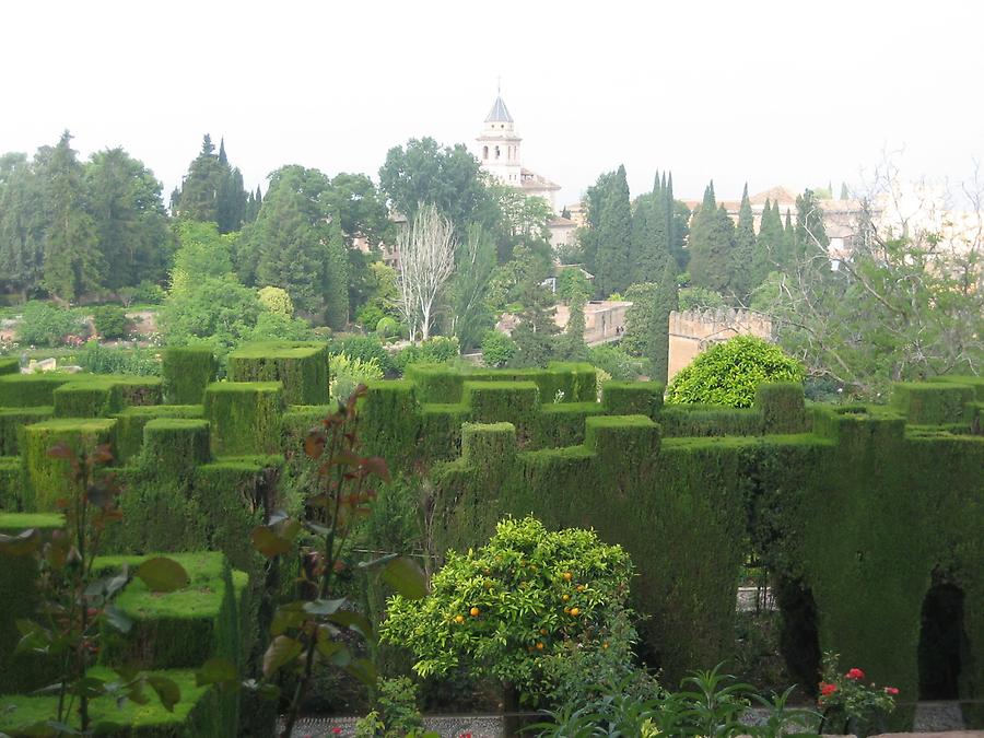 Granada - Palacio de Generalife - Jardin