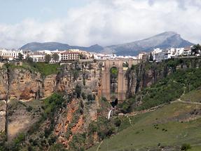 Panoramic view of Ronda and Tajo Canyon