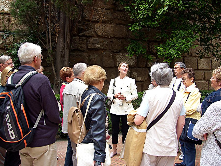 Seville Alcazar - Start of guided tour
