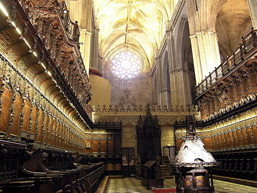 Seville Cathedral - Choir stalls