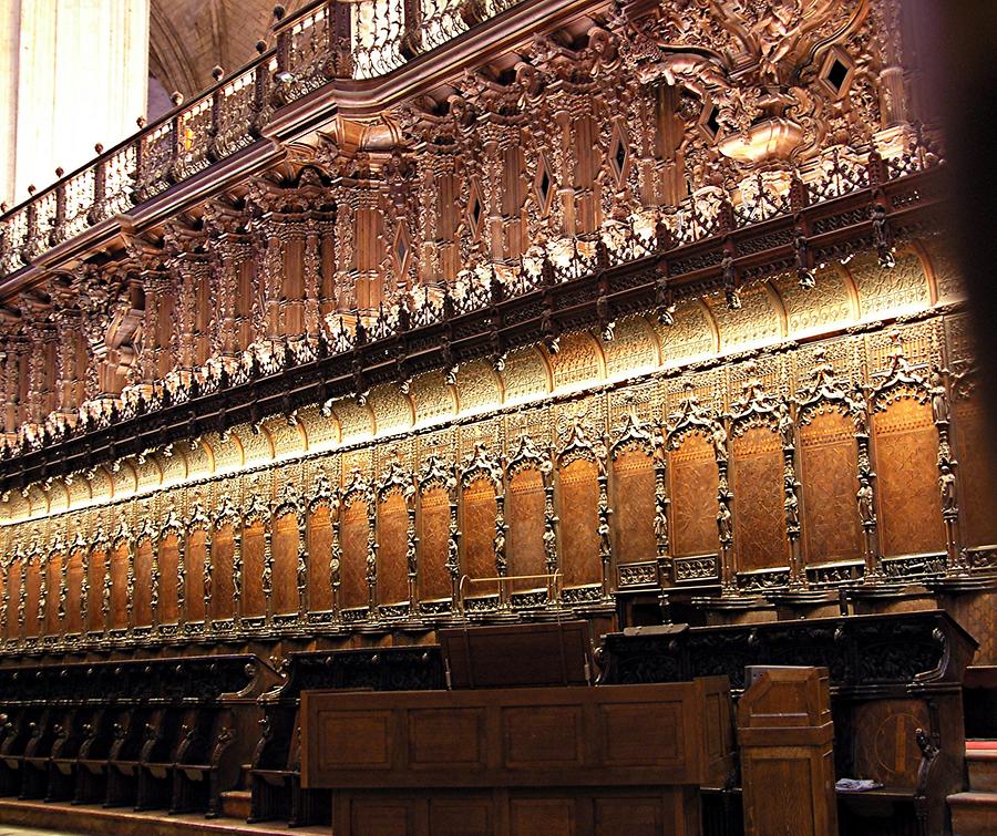 Seville Cathedral - Choir stalls