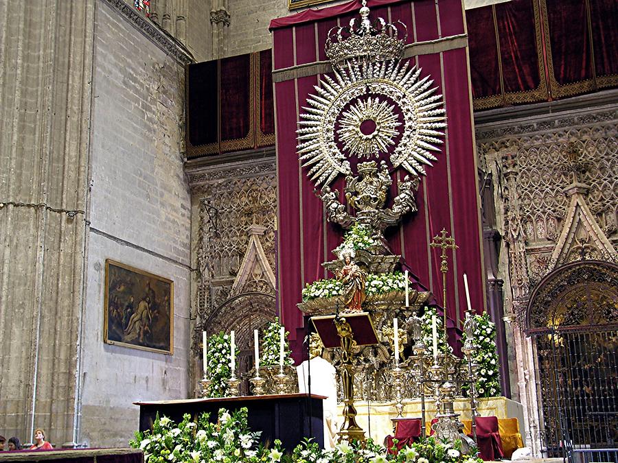 Seville Cathedral - Silver altar