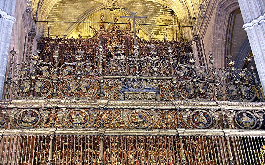 Seville Cathedral – Altar grid