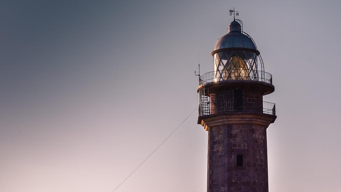Punta Orchilla Lighthouse (Spanish: Faro de Punta Orchilla). The Lighthouse first became operational in 1933 and is still active in the municipality of El Pinar. El Hierro, Canary Islands, Spain. Photo: Natalia Zmajkovicova